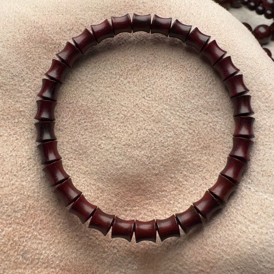 小叶紫檀手串/手链竹节