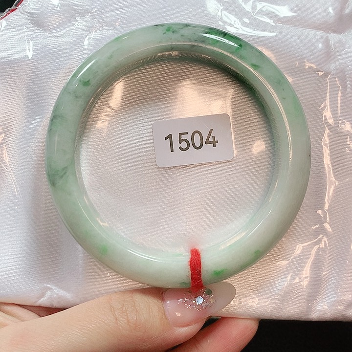 翡翠手镯未镶嵌天然翡翠手镯61