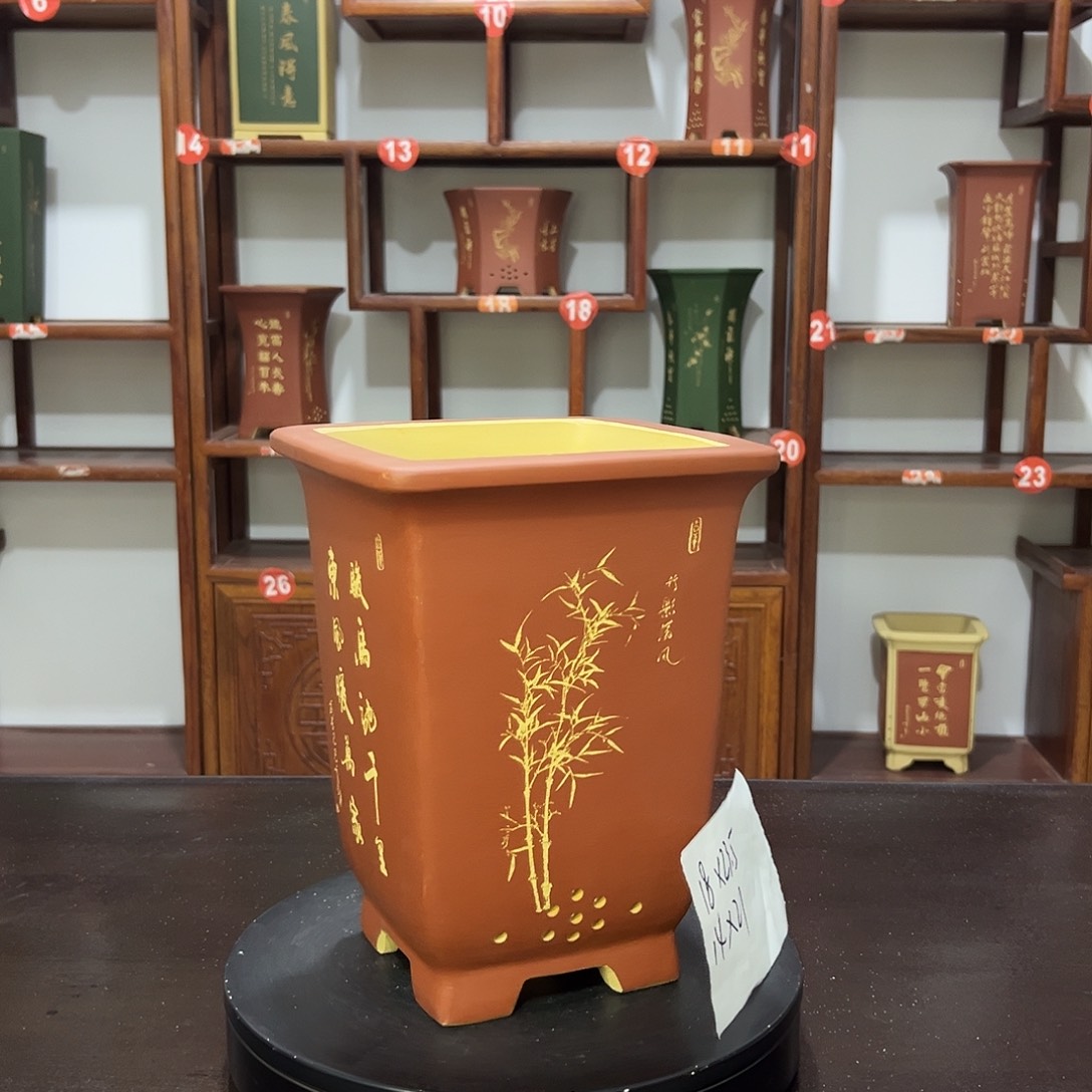 紫砂花盆紫砂花盆