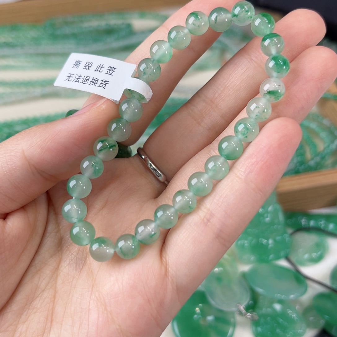 未镶嵌手串石英质玉