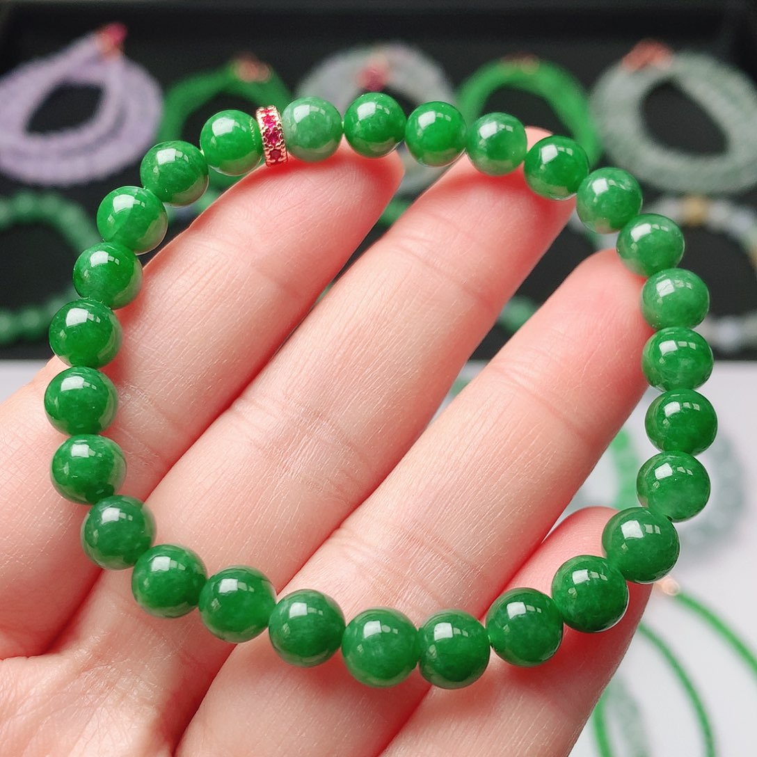 翡翠未镶嵌手链翡翠