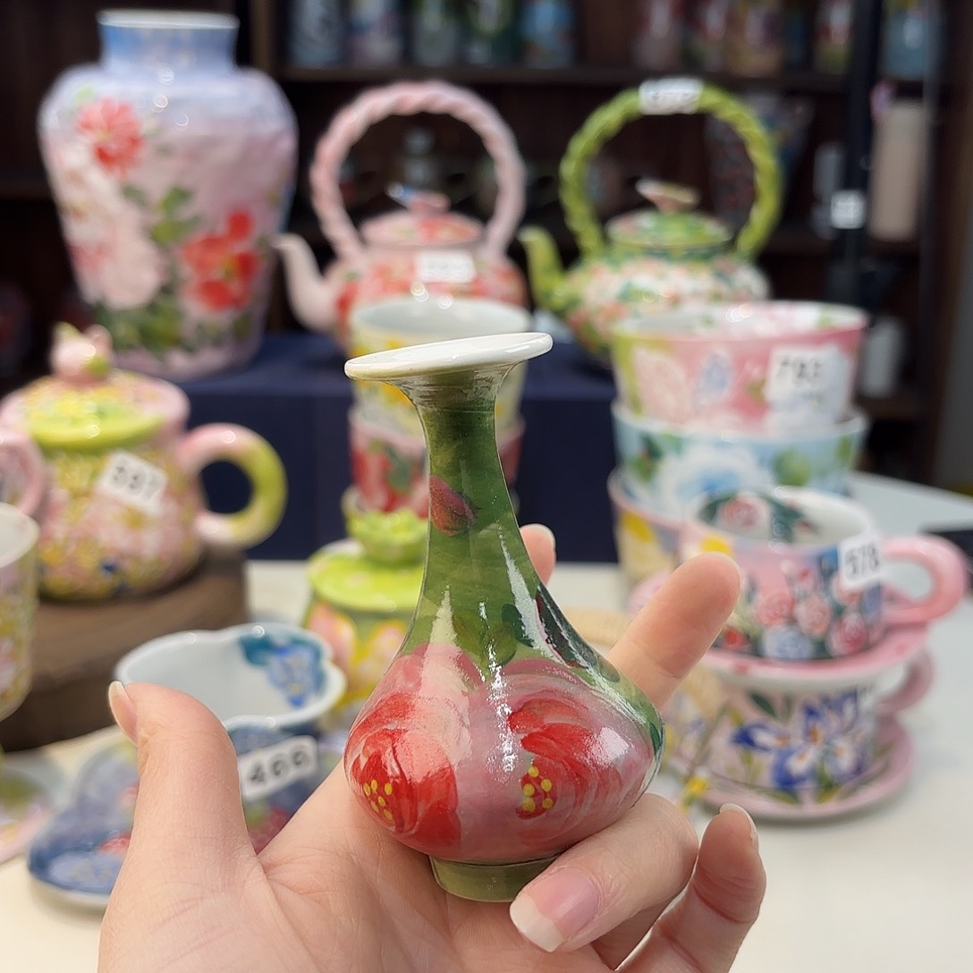 瓷片景德镇手绘高温釉下彩陶瓷茶具 