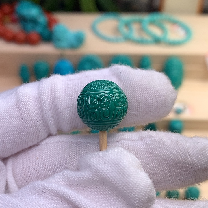 绿松石珠宝半成品未镶嵌