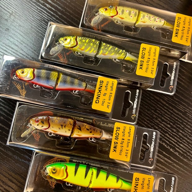 美国Savage多节鱼路亚饵 3色混发 