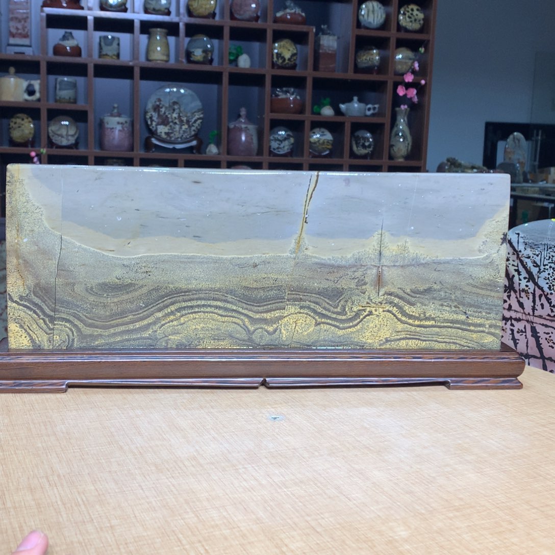 紫砂，广西国画石摆件，收藏观赏