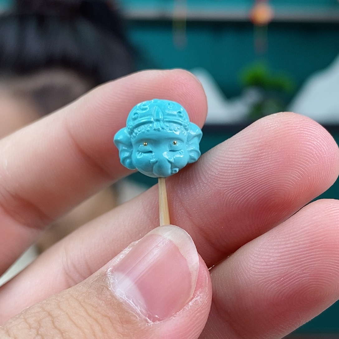 绿松石珠宝奇石未镶嵌