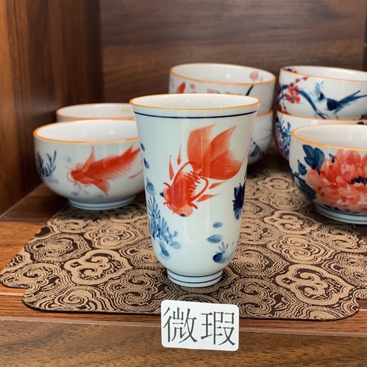 釉下老陶泥手工绘制