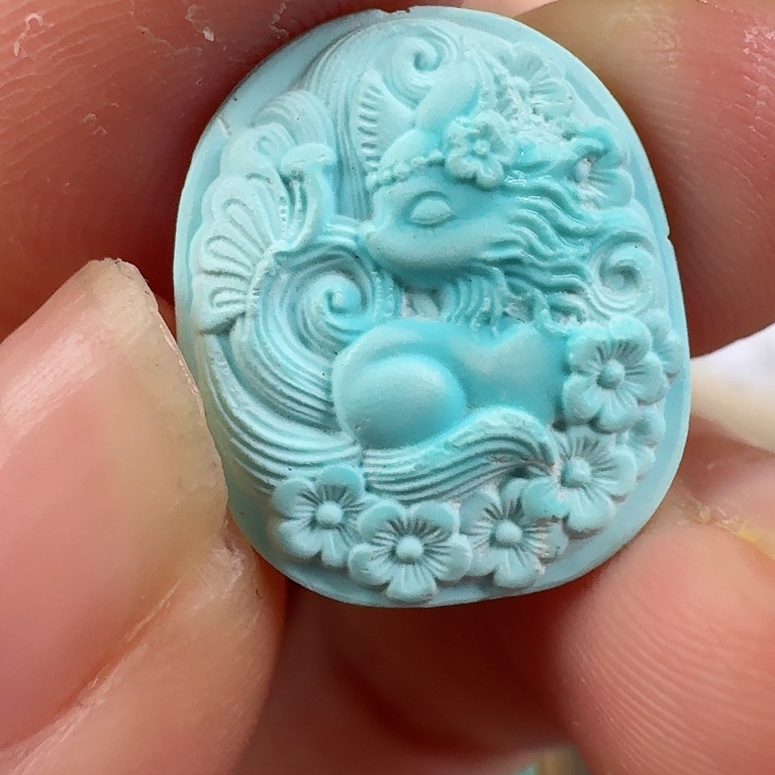 绿松石珠宝奇石未镶嵌