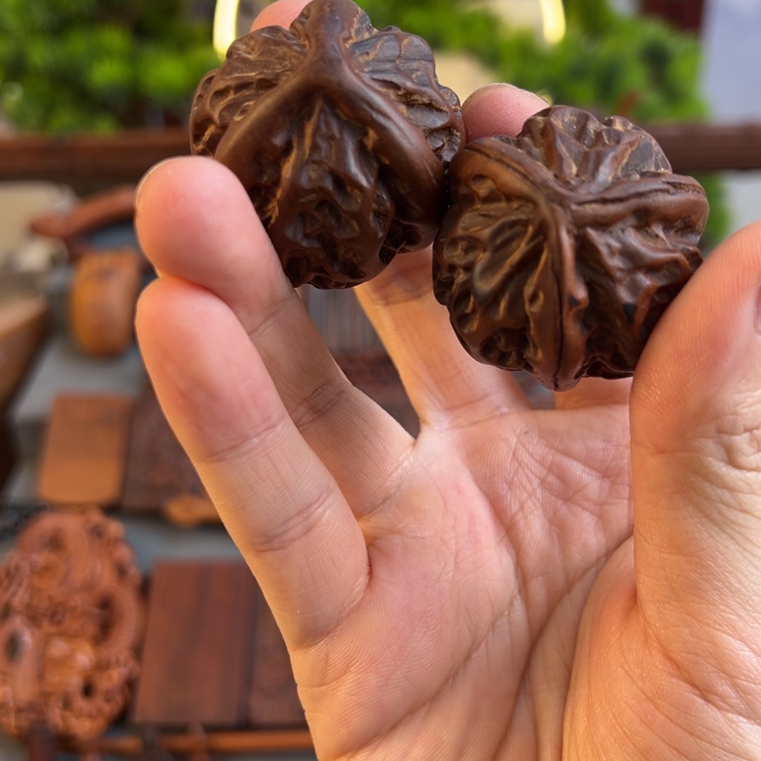 枣木雷击枣木手把件