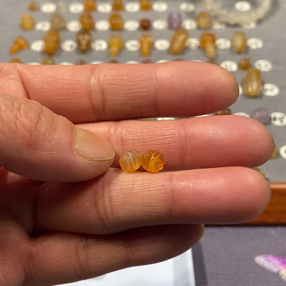 旭***玛瑙/玉髓合金颈饰珠