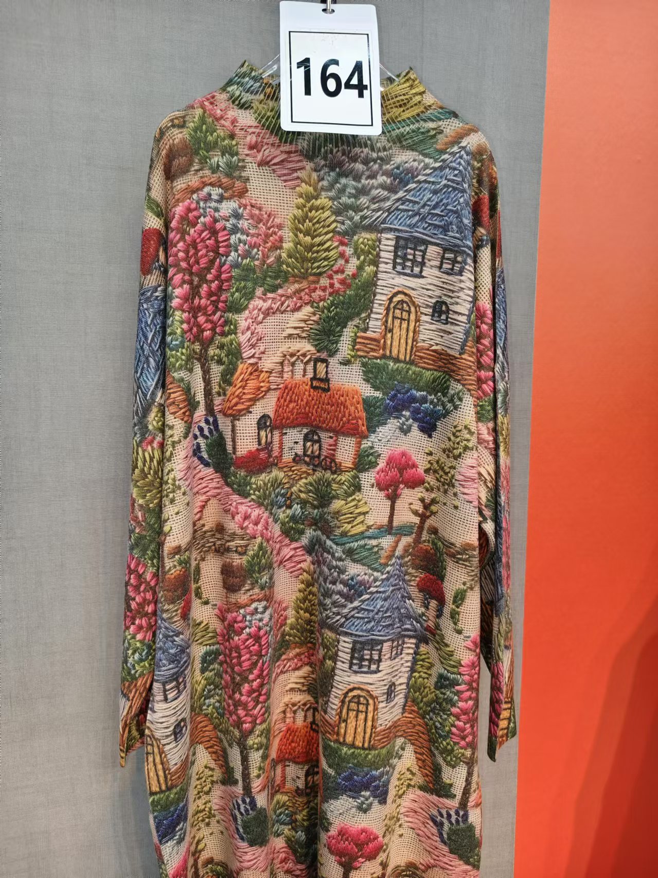 (164)湾湾奢品贵妇既视感显瘦保暖时尚百搭连衣裙