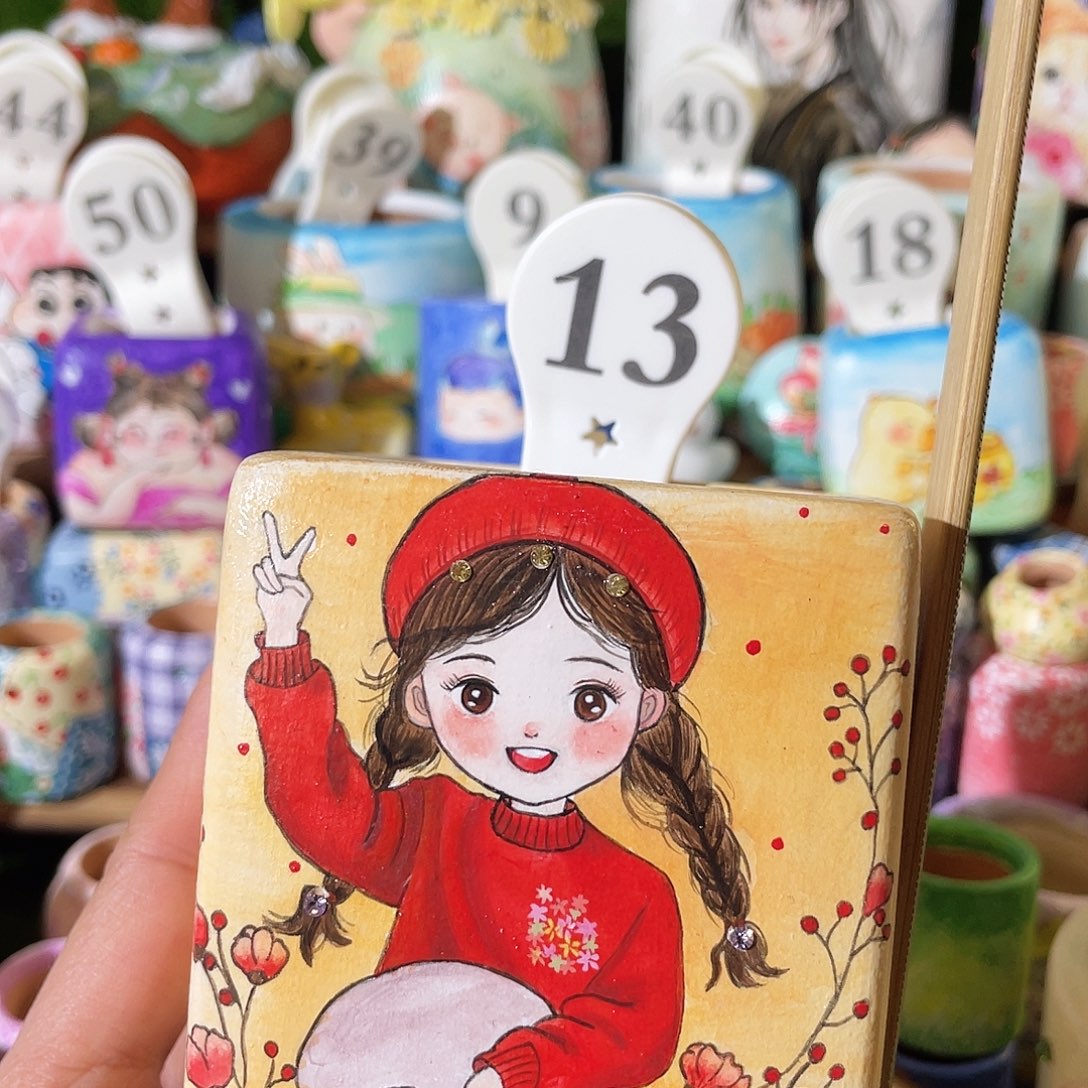 红陶13….手工手绘