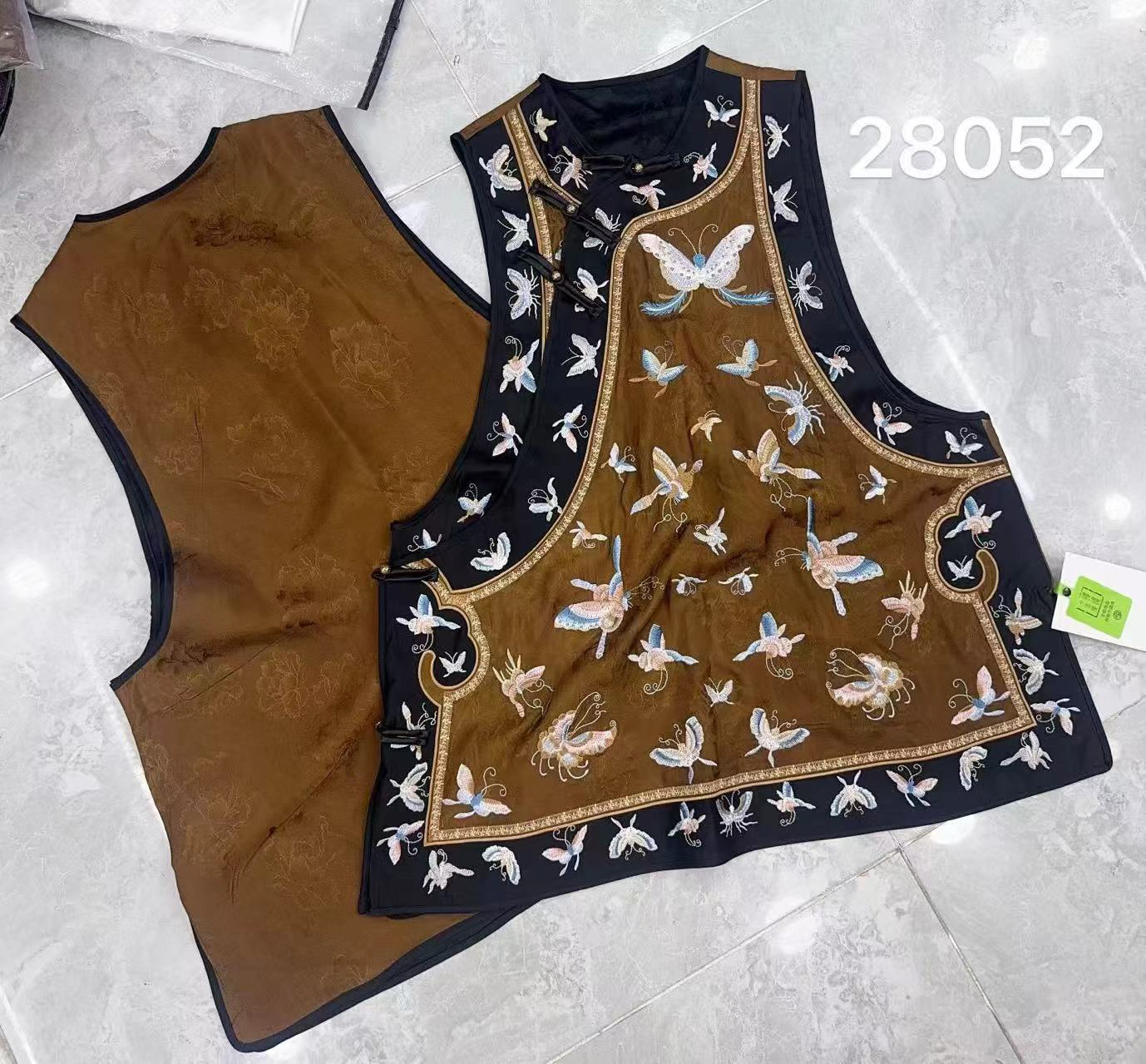 常规宽松不限季节女刺绣马夹