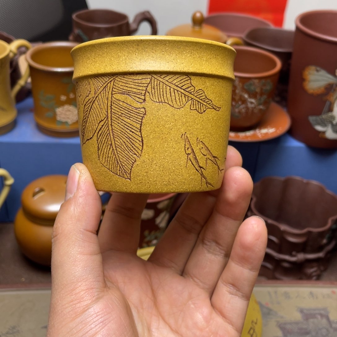 紫砂茶杯紫砂主人杯