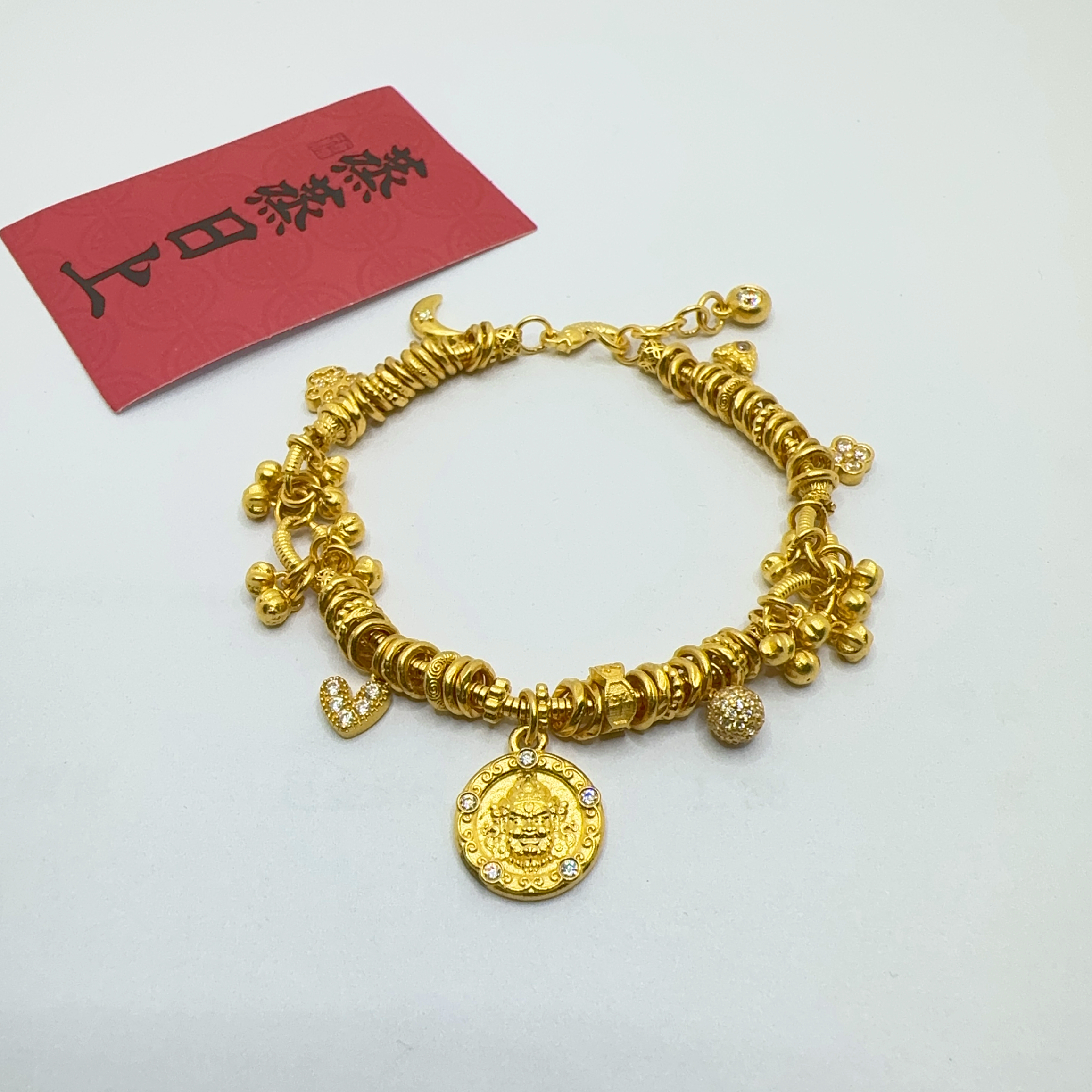 幸牌珠宝（卡5盘）足金999投资金条14.5手围34.07克