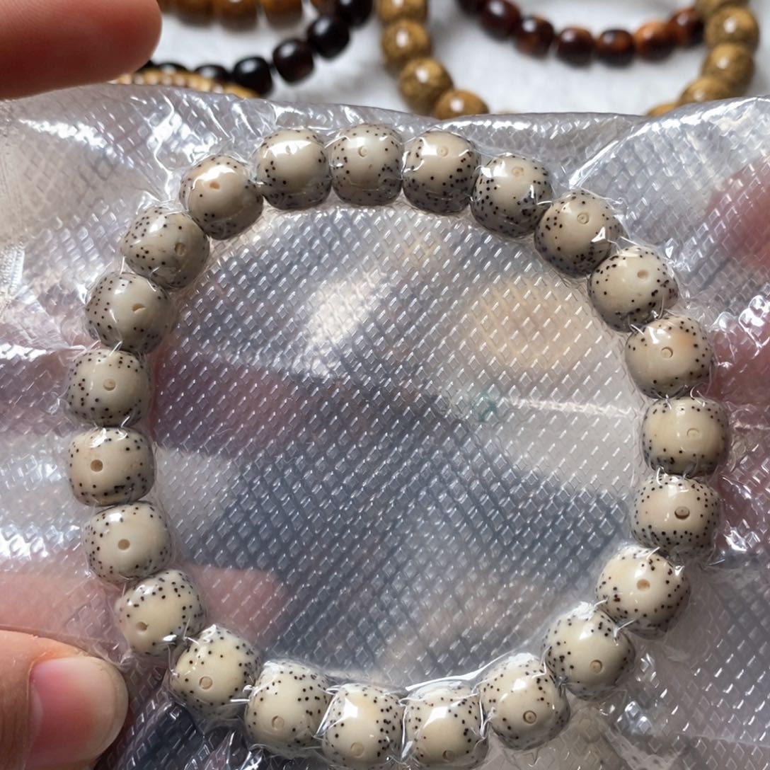 菩提月留白骨瓷白星月菩提