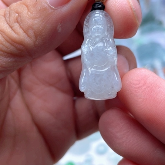 翡翠未镶嵌颈饰翡翠财神
