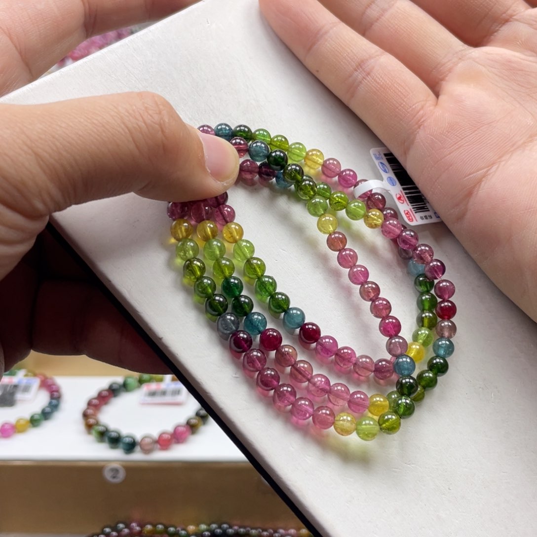 碧玺手串未镶嵌5.3mm.mmmmmmmmmm