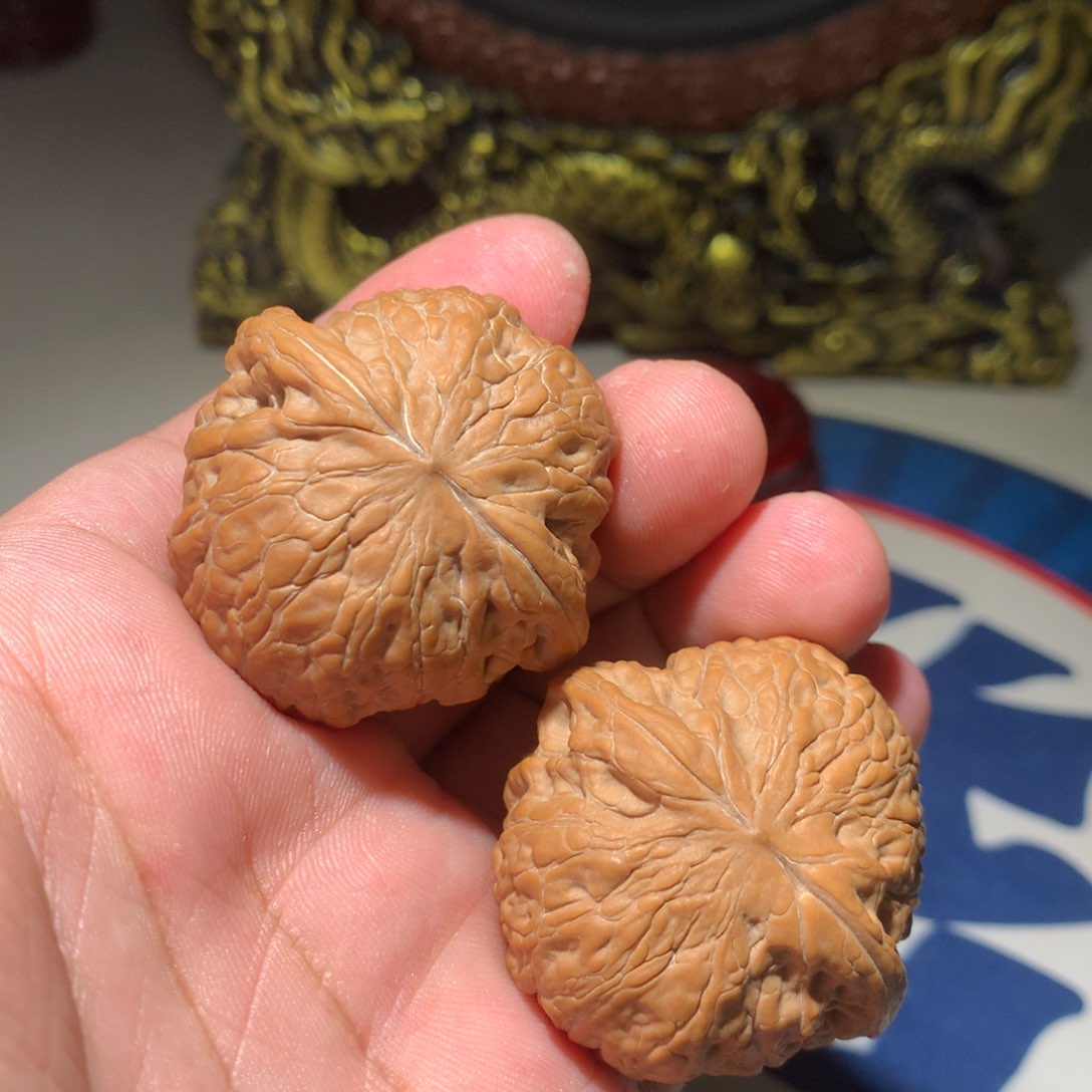 文玩核桃把件铁锤40边肚同尺