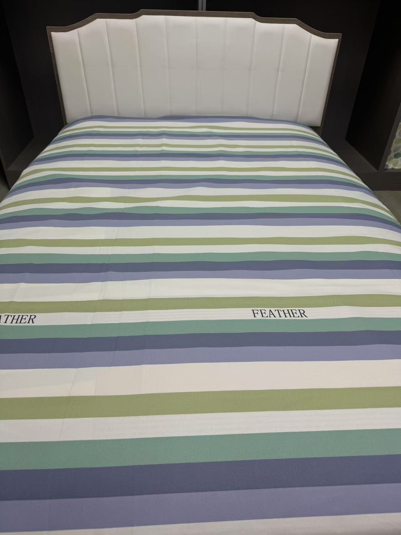 【3米老粗布】 大蓝条  加厚床单3米*2.4米 透气吸汗 防滑床印花