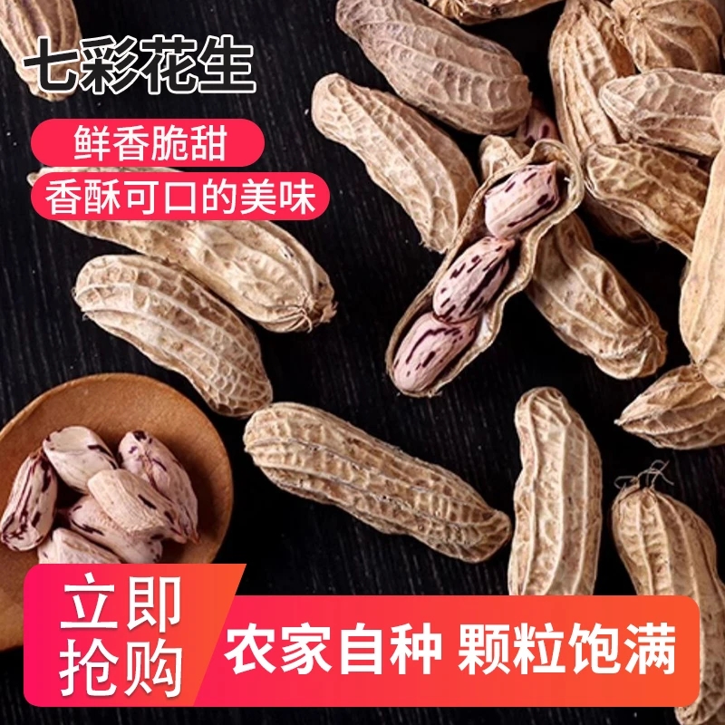 <2024新>云南特产精品七彩花生铁锅柴火原味炒熟小时候的味道