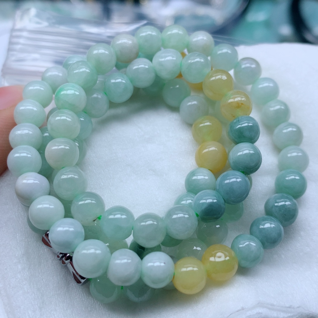 翡翠颈饰未镶嵌手串