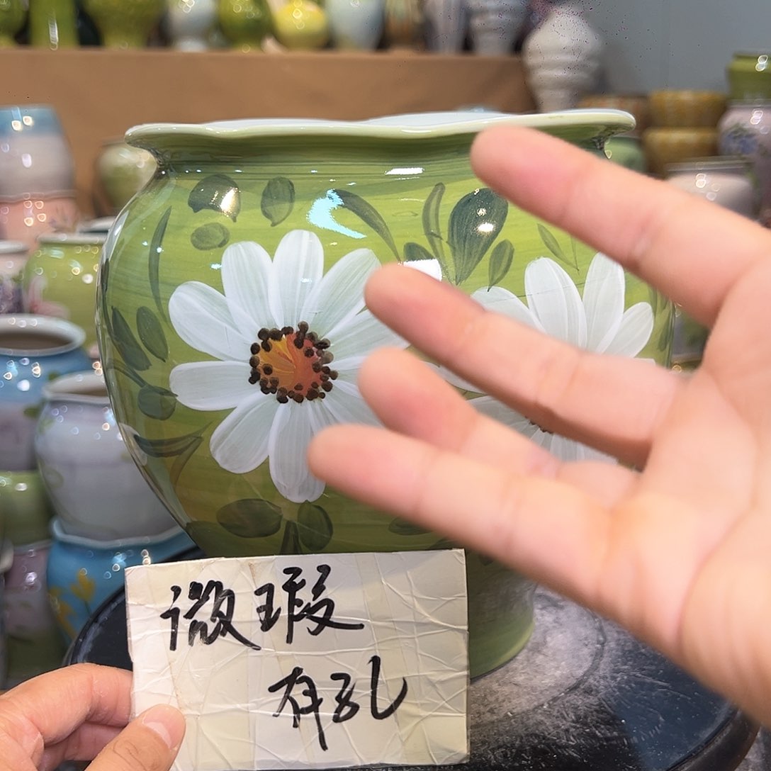 景德镇陶瓷陶瓷花盆花器123