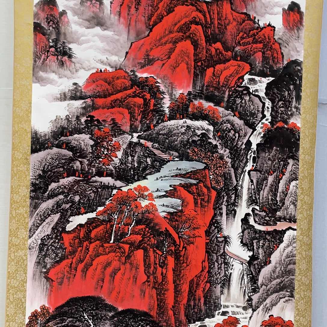 国画老师手笔手绘作品w