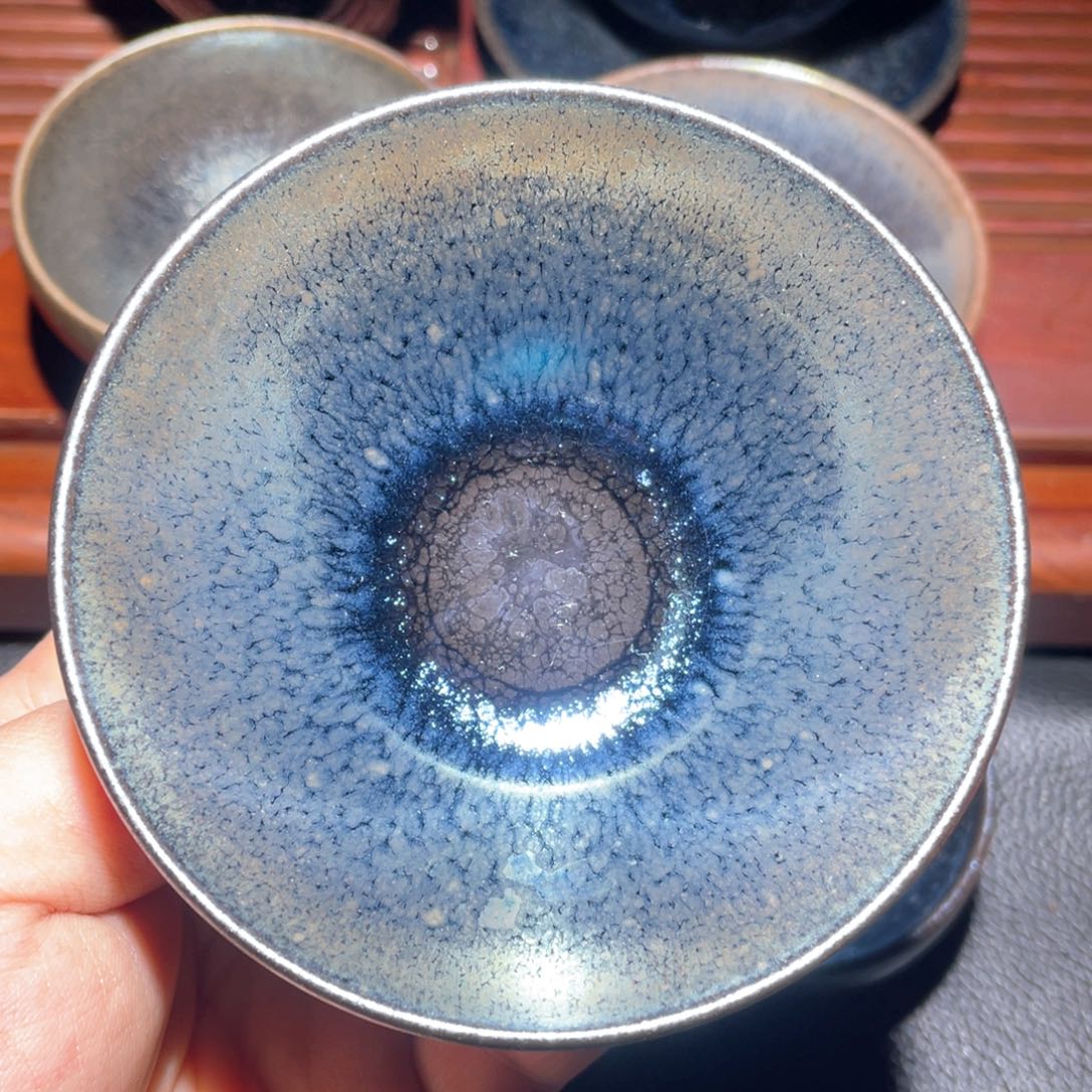 茶盏建盏双和龙窑平口