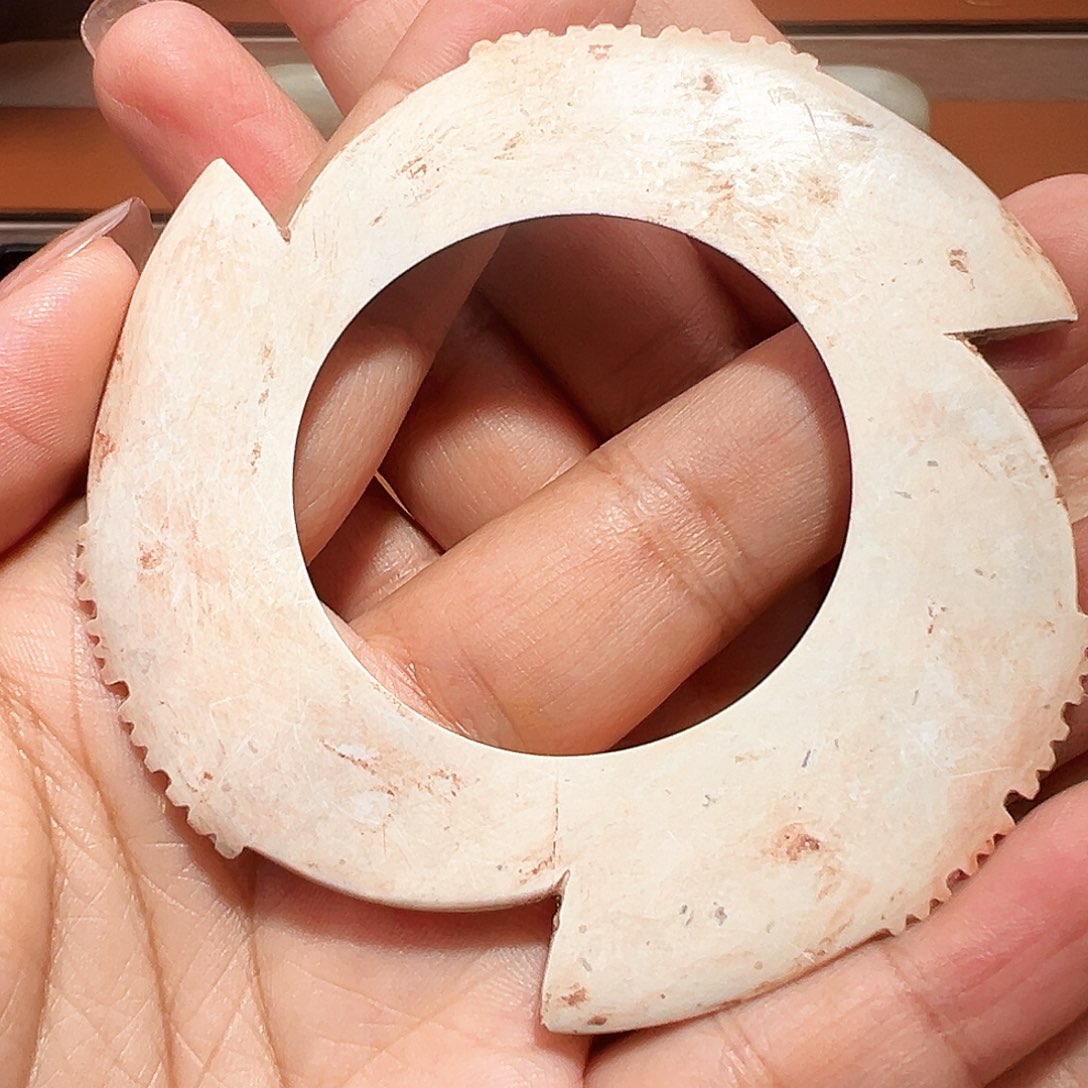 念***财和田玉未镶嵌挂件