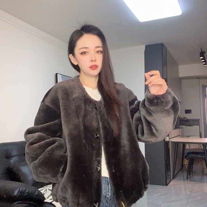 绵羊皮美丽奴皮毛一体L140斤