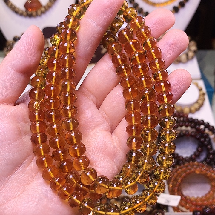 琥珀未镶嵌裸石抚顺琥珀金珀9+