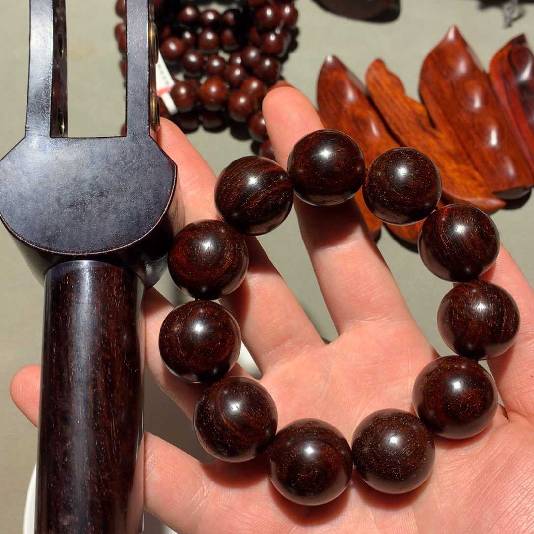 小叶紫檀手串/手链琴杆料s纹2.2