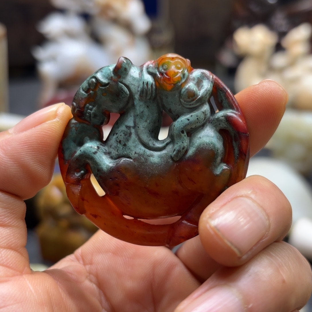 和田玉（糖玉）未镶嵌挂件