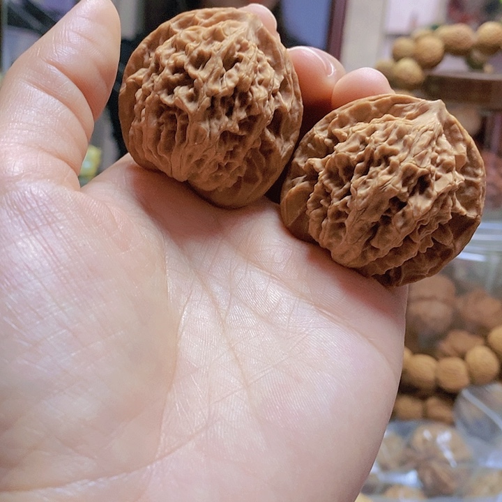 【闪购商品】文玩核桃把件41.5老款狮子头