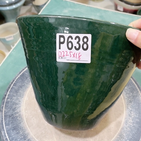 红陶景德镇手工制作花盆-无孔