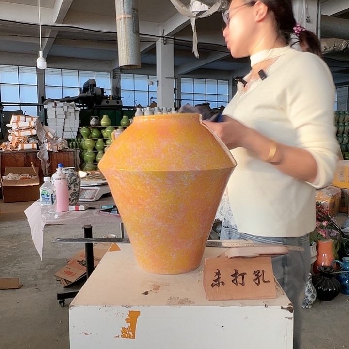 陶摆件景德镇陶瓷花瓶工厂
