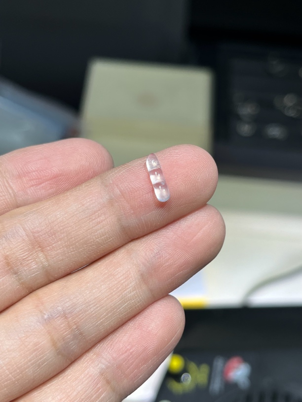 天然缅甸a货翡翠，高冰豆子