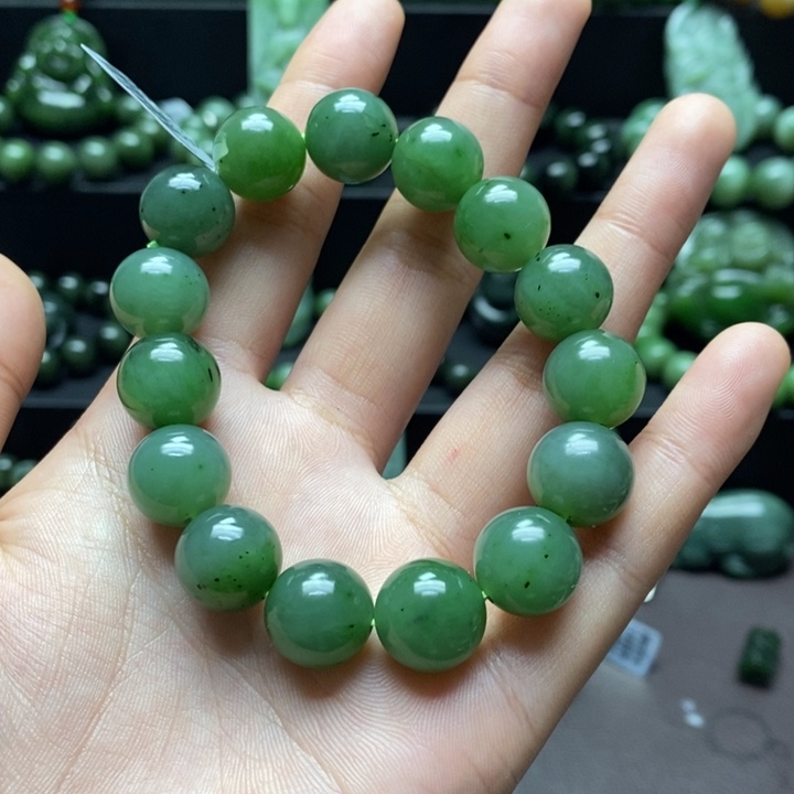 和田玉手串未镶嵌