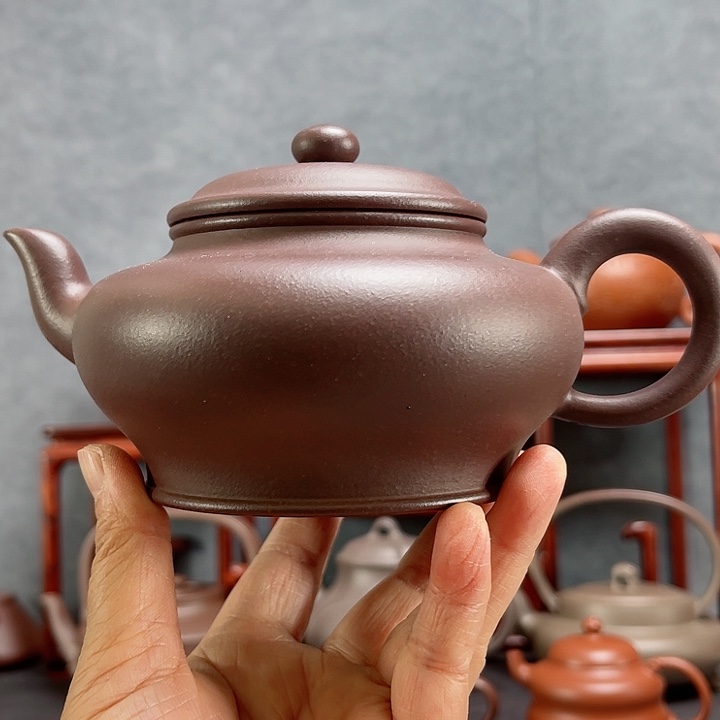 紫砂茶壶大****3龙血砂