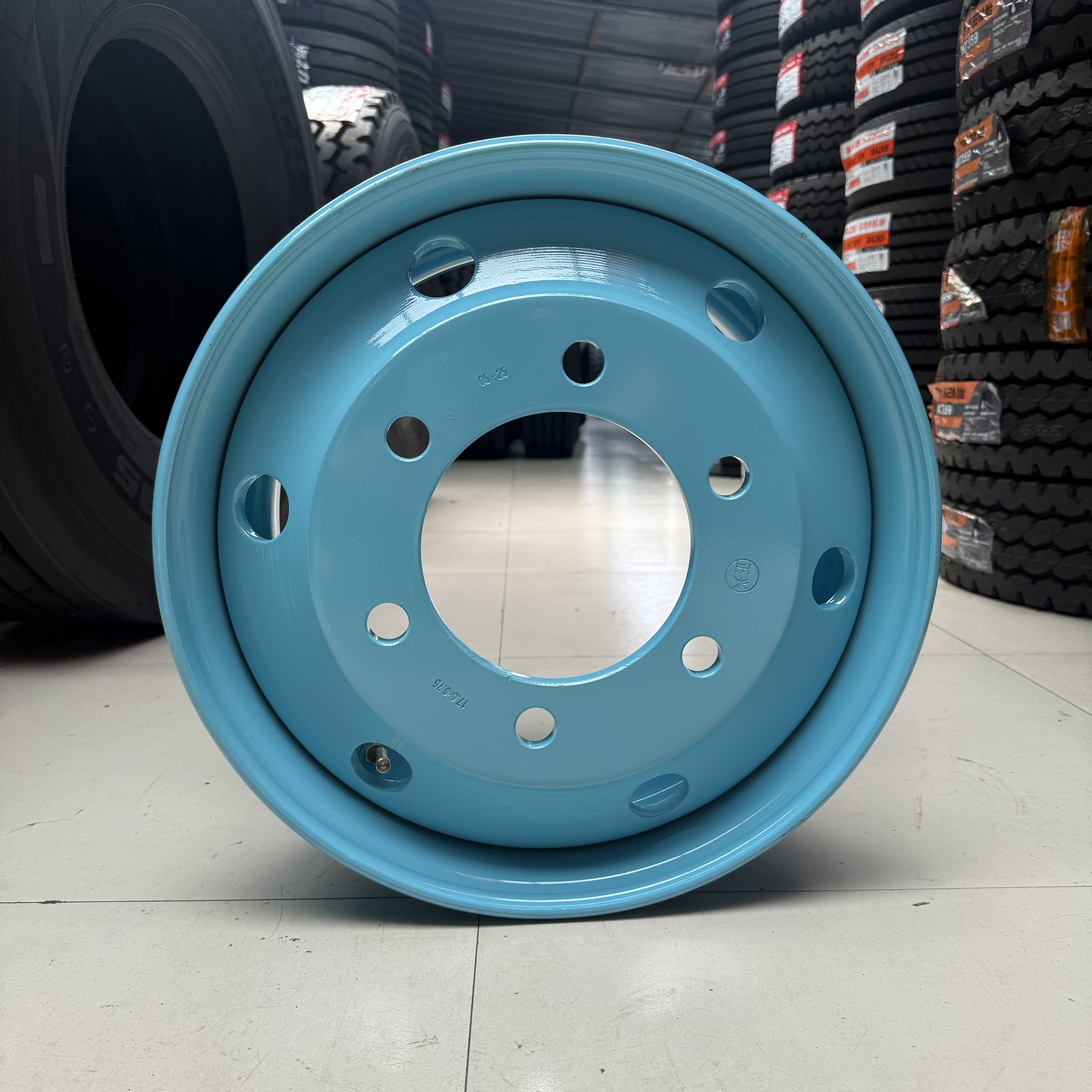 正兴平顶钢圈重型4.2米货车卡车轮胎钢圈