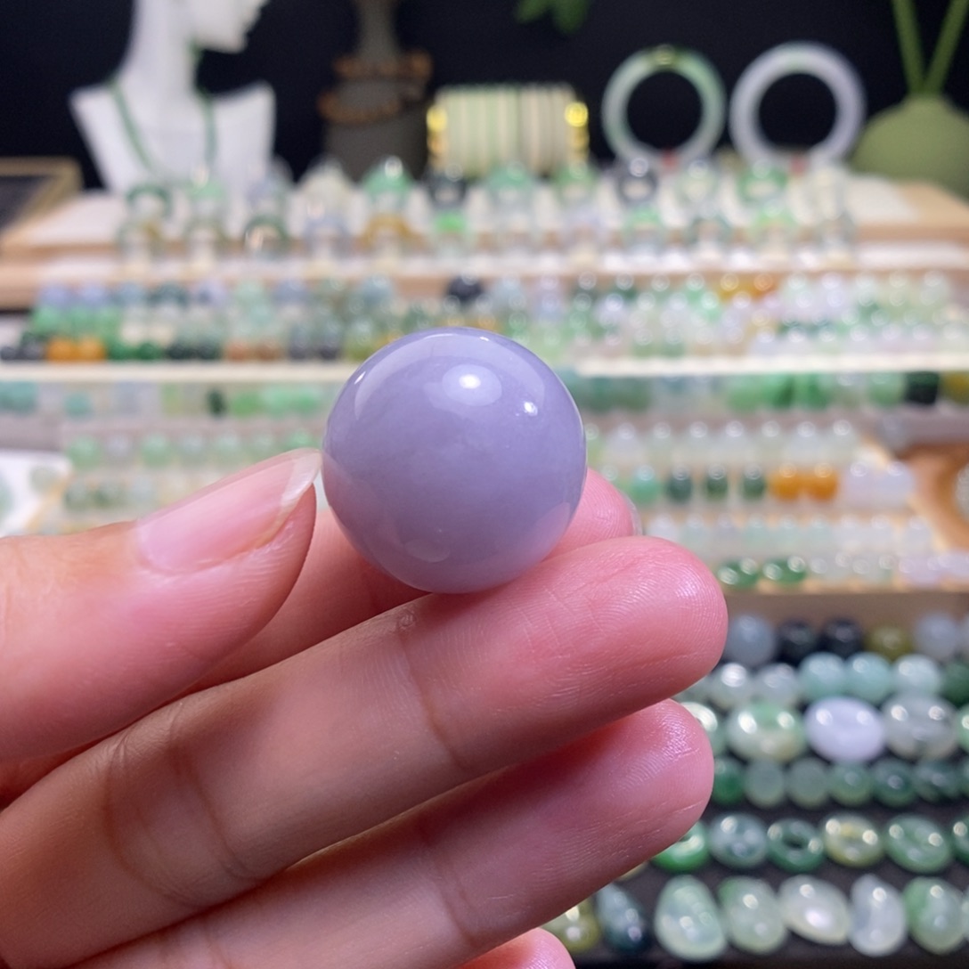 吊坠(不含链)未镶嵌翡翠圆珠卡20.5