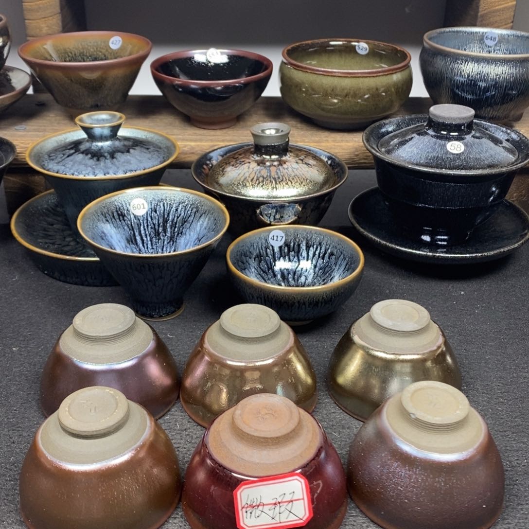 茶盏6只微瑕茶盏主人杯