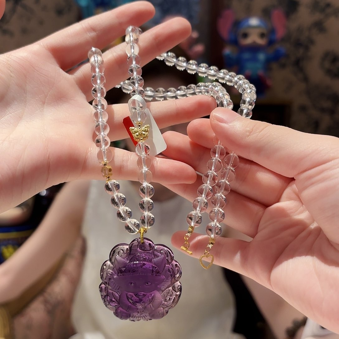 未镶嵌颈饰水晶颈饰