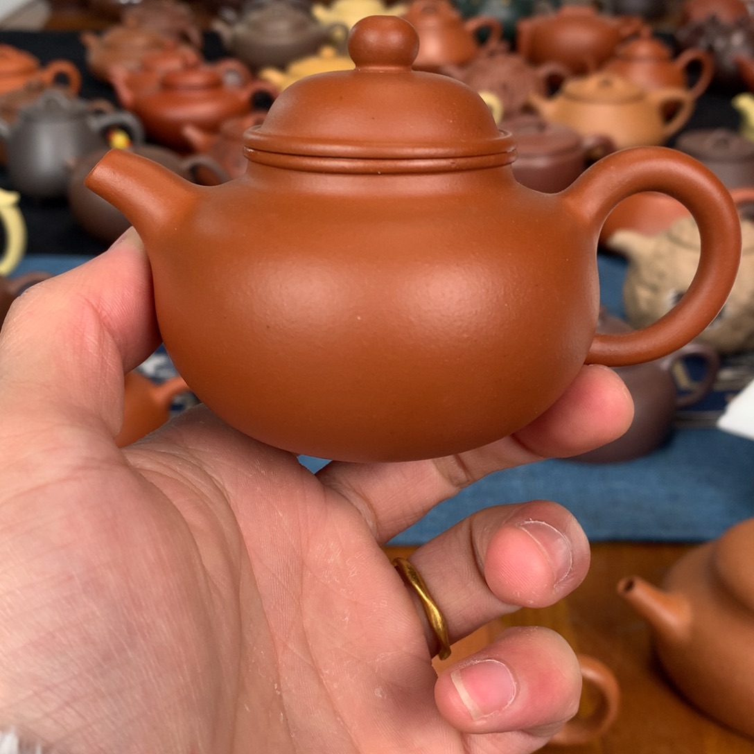 紫砂茶杯卢*志原矿紫砂