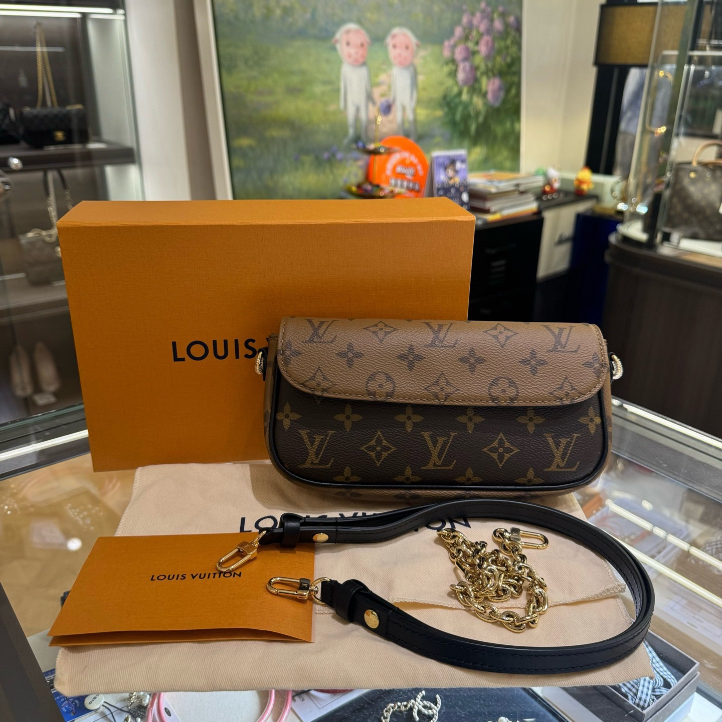 99新 LouisVuitton/路易威登 17694430KIKIFIFI/拼色ivy