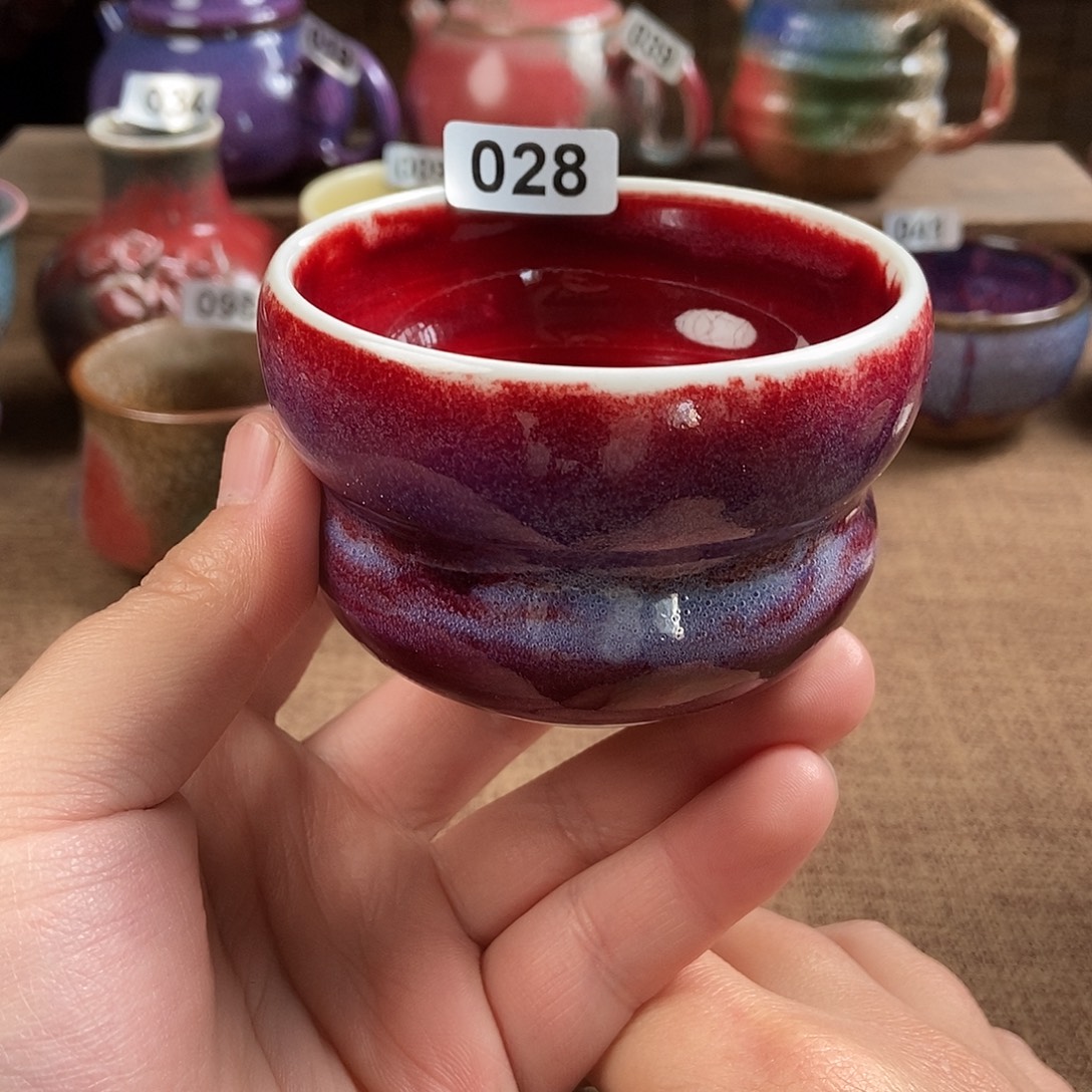 瓷片钧瓷茶壶茶具