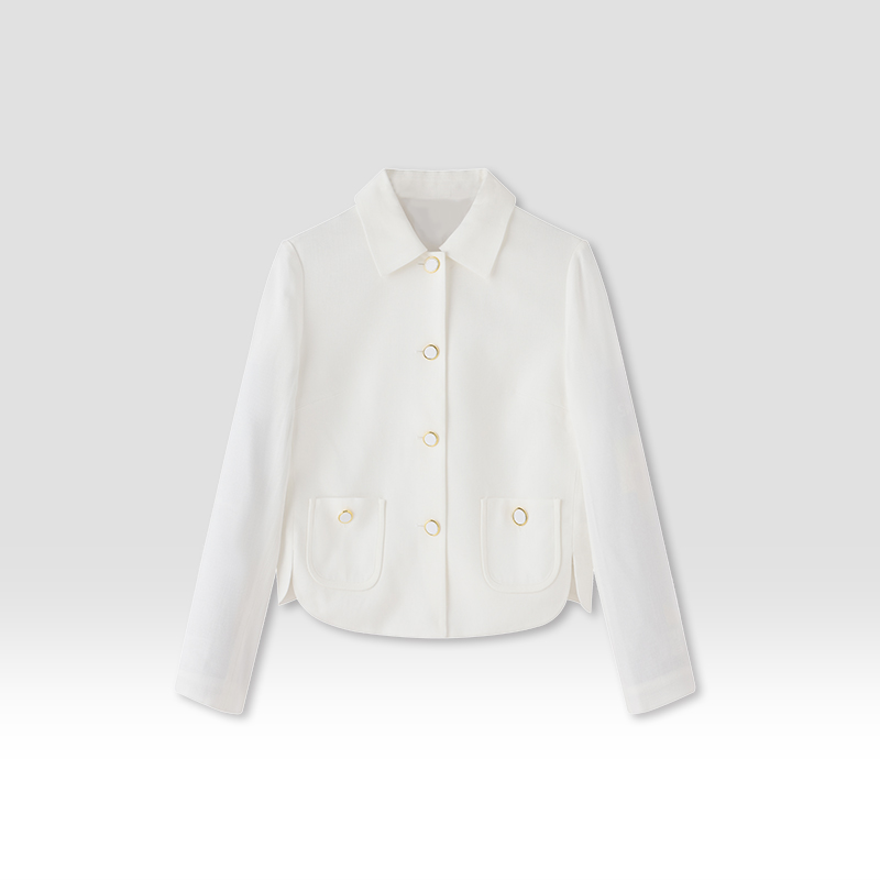 DRH原单非市面货！“TH”醋酸小香风外套 DCB24402