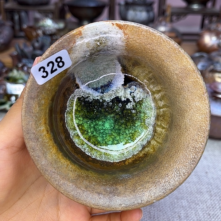 裸柴烧陶瓷手工茶器