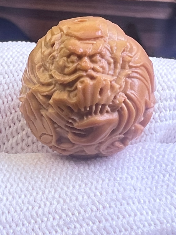 18左右新骷髅钟馗猴头核桃（全品有正常等口线）